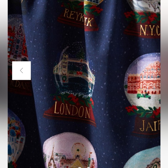 Anthropologie Holiday in the city around the world tea towel - Picture 3 of 9